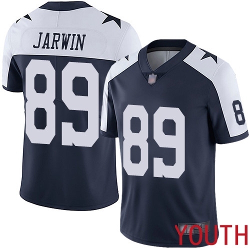 Youth Dallas Cowboys Limited Navy Blue Blake Jarwin Alternate #89 Vapor Untouchable Throwback NFL Jersey->youth nfl jersey->Youth Jersey